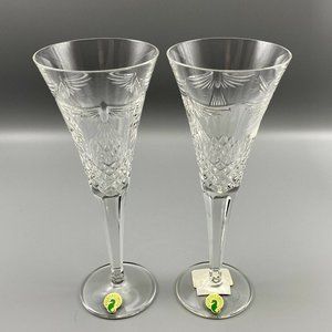 Waterford Crystal Peace Toasting Flute Pair The Mi